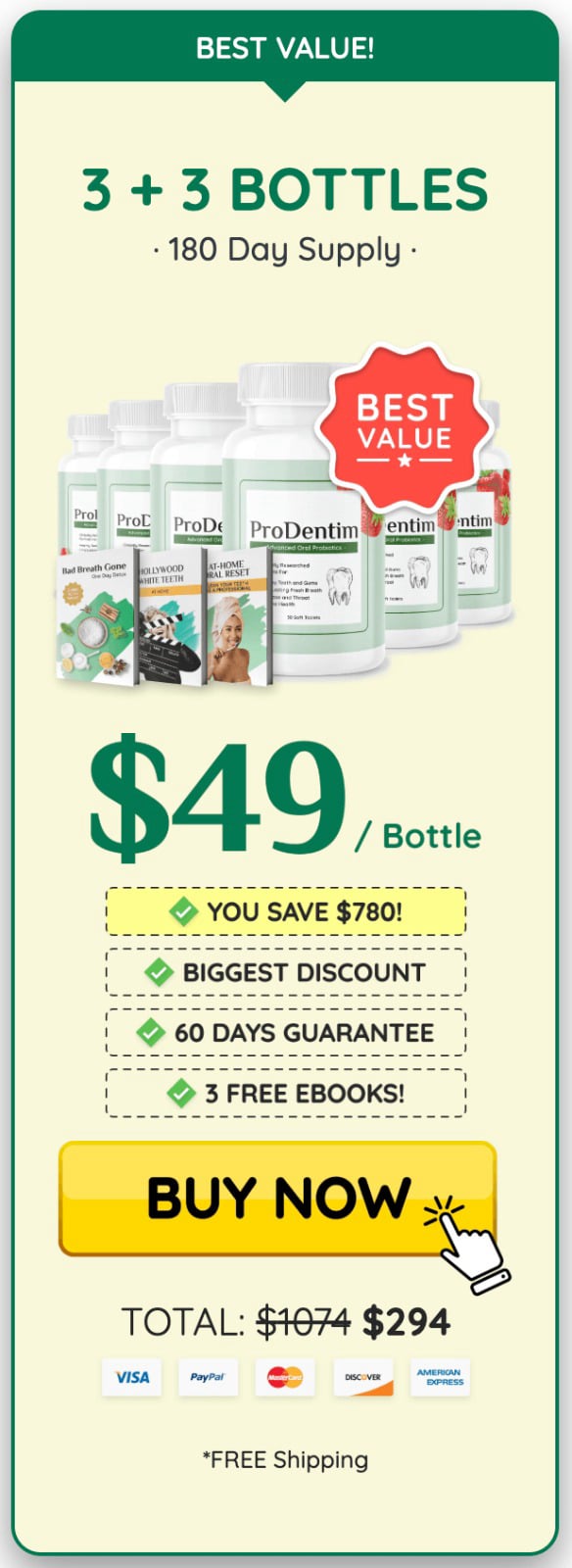 ProDentim -180-days -supply– order now 
